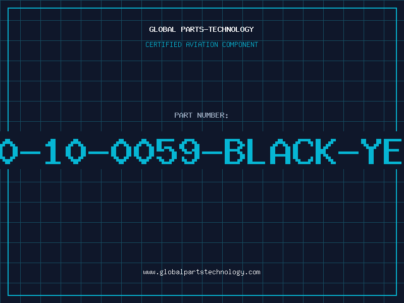 Aviation Part 80-10-0059-BLACK-YEL