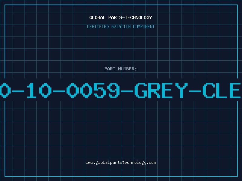Aviation Part 80-10-0059-GREY-CLEA