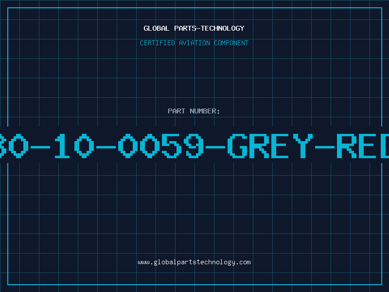 Aviation Part 80-10-0059-GREY-RED