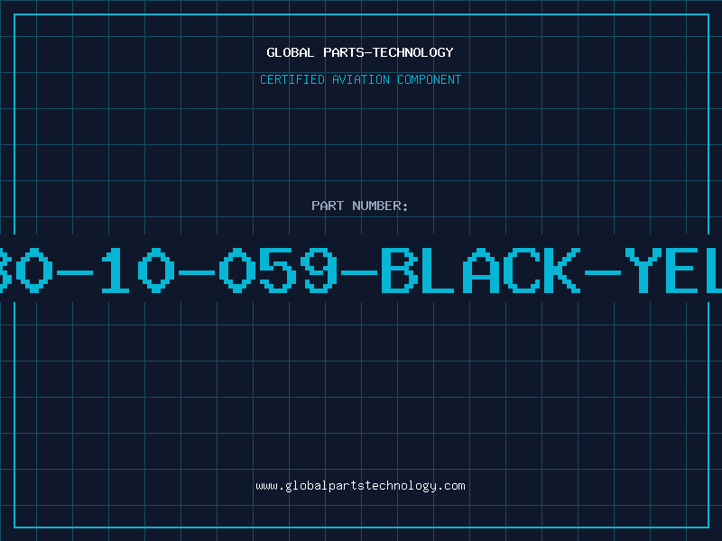 Aviation Part 80-10-059-BLACK-YEL