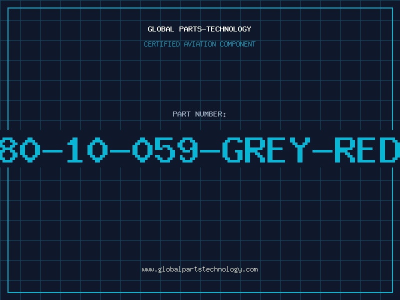 Aviation Part 80-10-059-GREY-RED