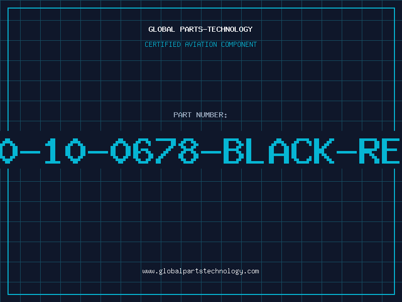 Aviation Part 80-10-0678-BLACK-RED