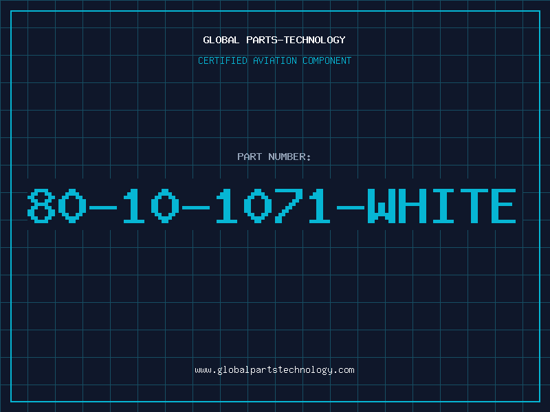 Aviation Part 80-10-1071-WHITE