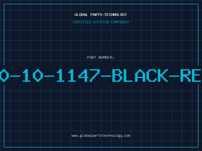 Aviation Part 80-10-1147-BLACK-RED