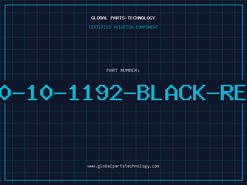Aviation Part 80-10-1192-BLACK-RED