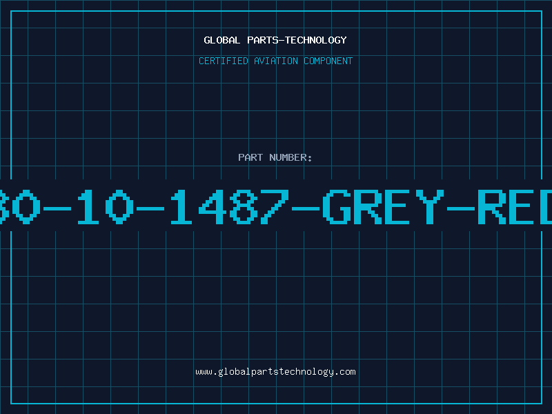 Aviation Part 80-10-1487-GREY-RED