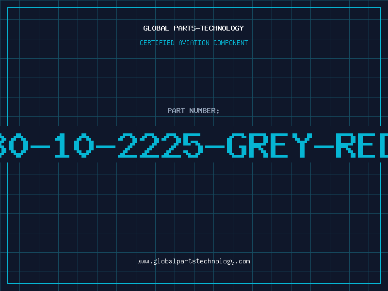 Aviation Part 80-10-2225-GREY-RED