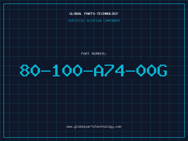 Aviation Part 80-100-A74-00G