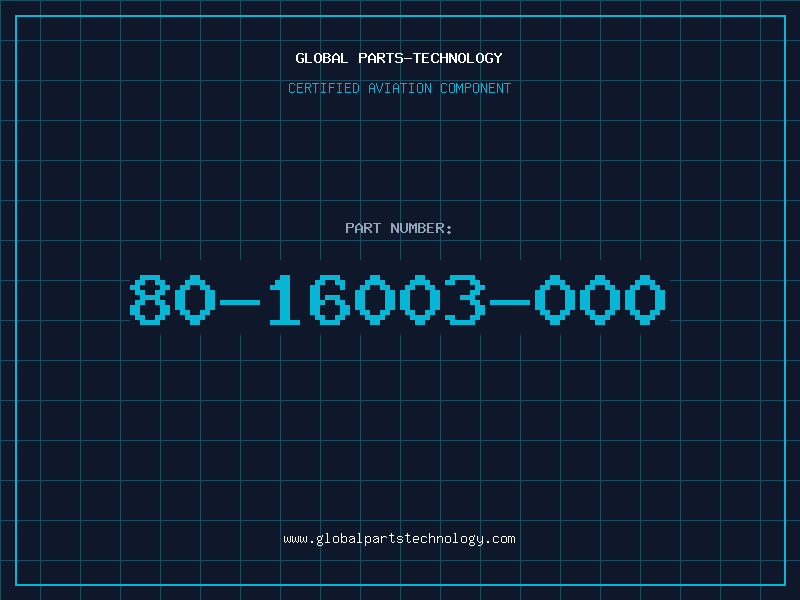 Aviation Part 80-16003-000