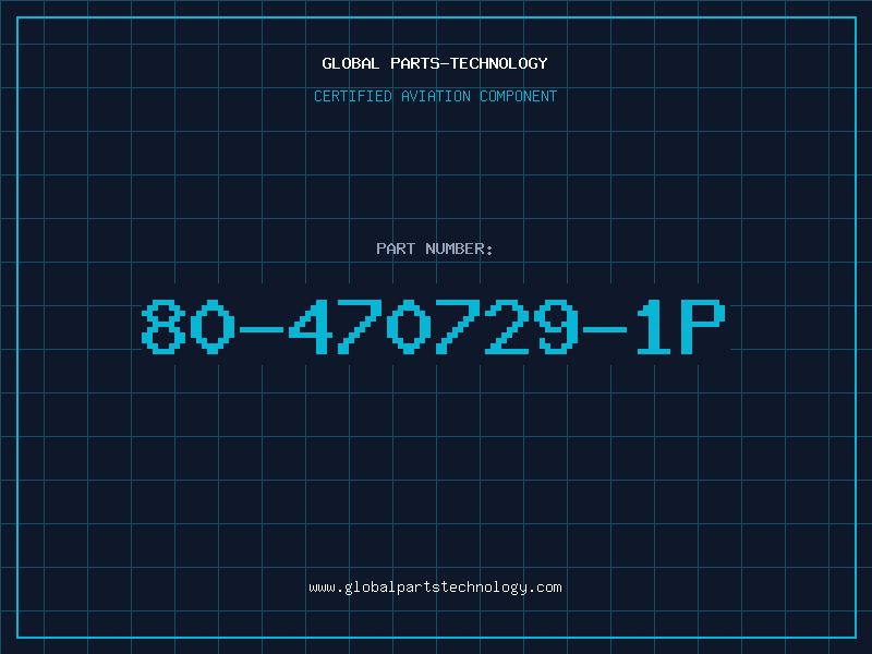 Aviation Part 80-470729-1P