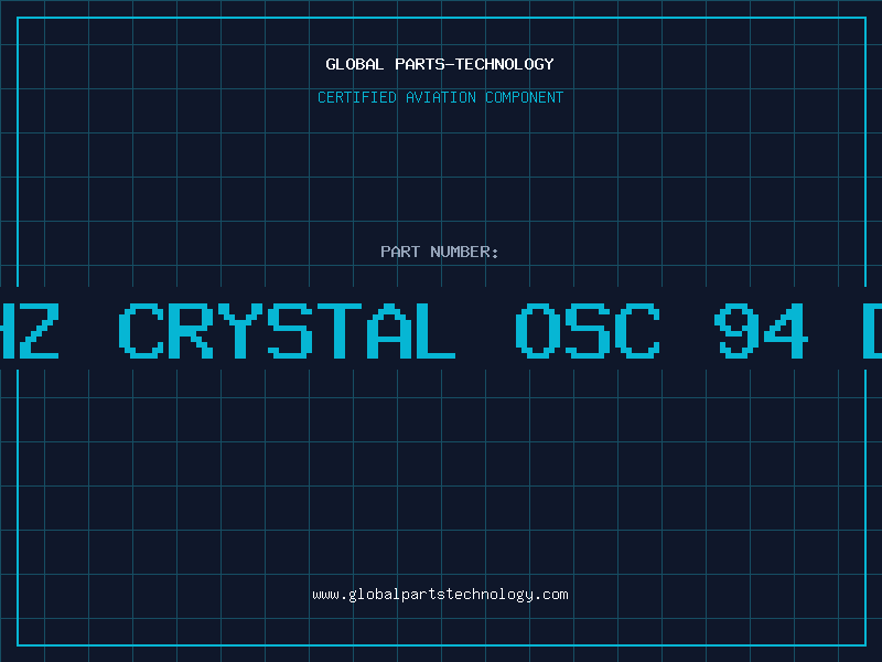 Aviation Part 80.0000 MHZ CRYSTAL OSC 94 D/C ETCHED