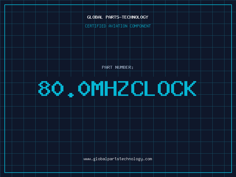 Aviation Part 80.0MHZCLOCK