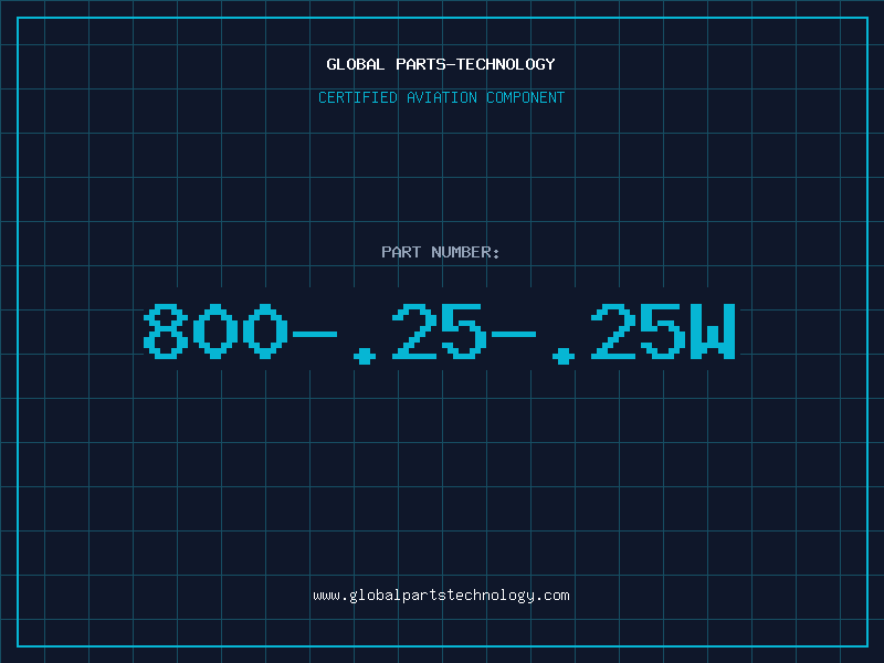 Aviation Part 800-.25-.25W
