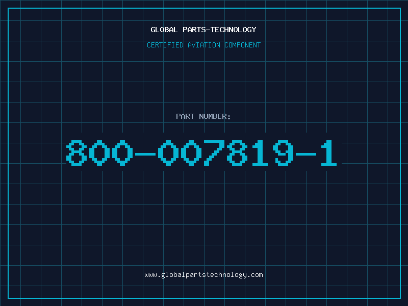 Aviation Part 800-007819-1