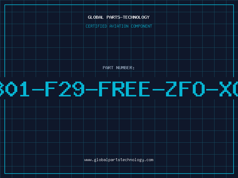 Aviation Part 801-F29-FREE-ZFO-XG