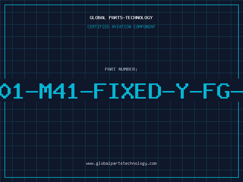 Aviation Part 801-M41-FIXED-Y-FG-A
