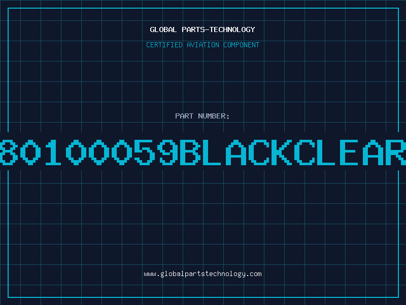 Aviation Part 80100059BLACKCLEAR
