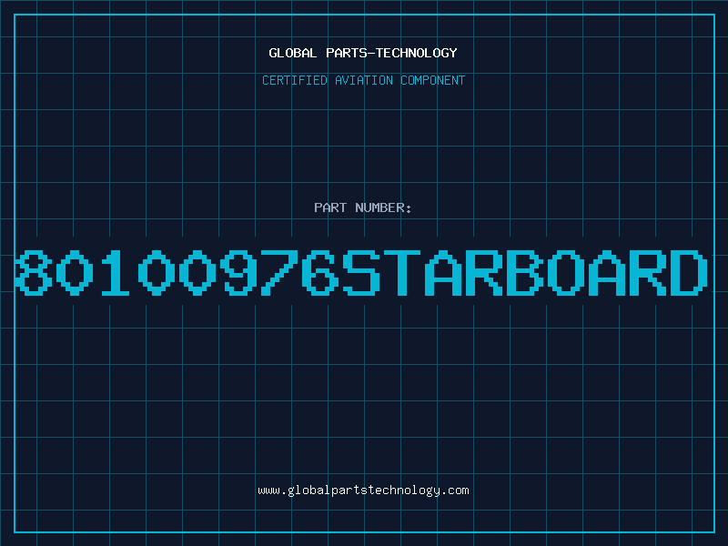 Aviation Part 80100976STARBOARD