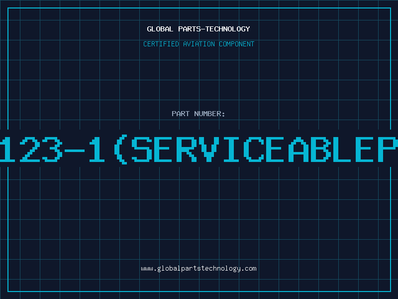 Aviation Part 801123-1(serviceablepart