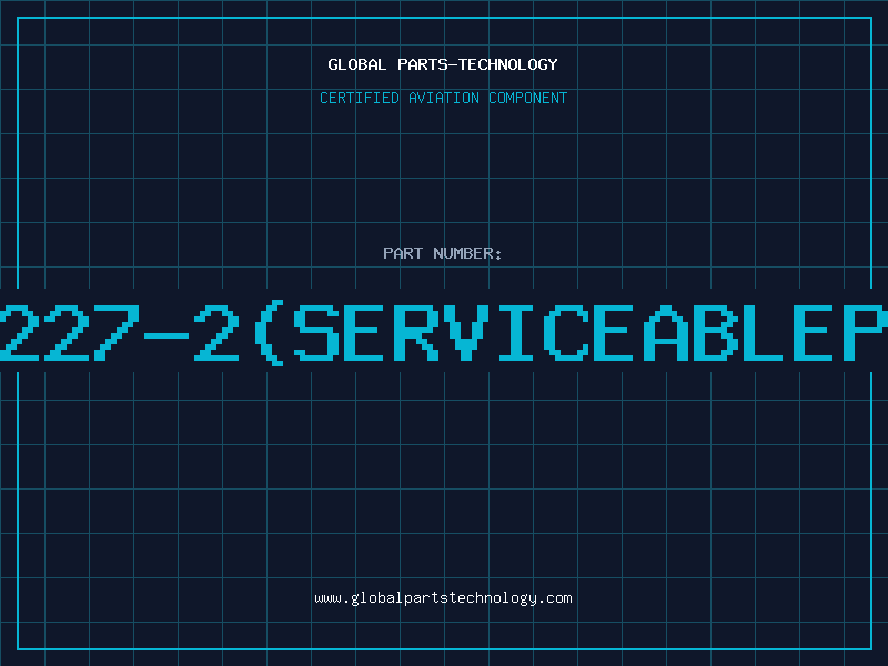 Aviation Part 801227-2(serviceablepart