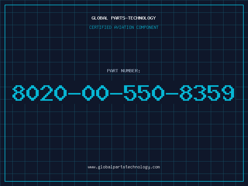 Aviation Part 8020-00-550-8359