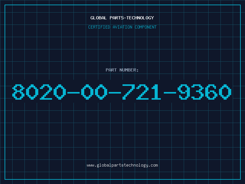 Aviation Part 8020-00-721-9360