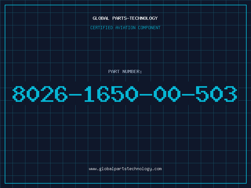 Aviation Part 8026-1650-00-503