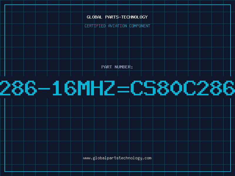 Aviation Part 80286-16MHz=CS80C286-1