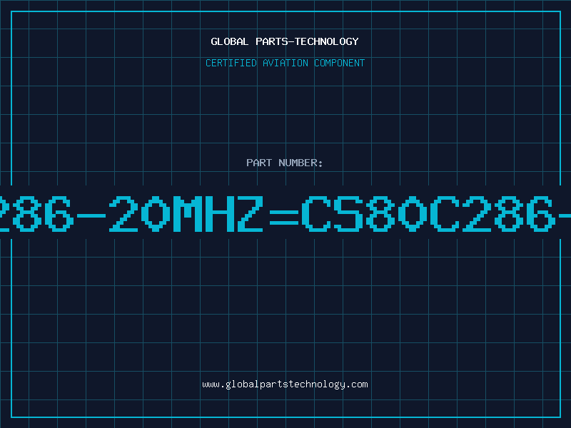 Aviation Part 80286-20MHz=CS80C286-20