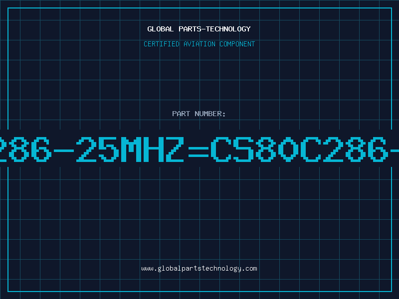 Aviation Part 80286-25MHz=CS80C286-25