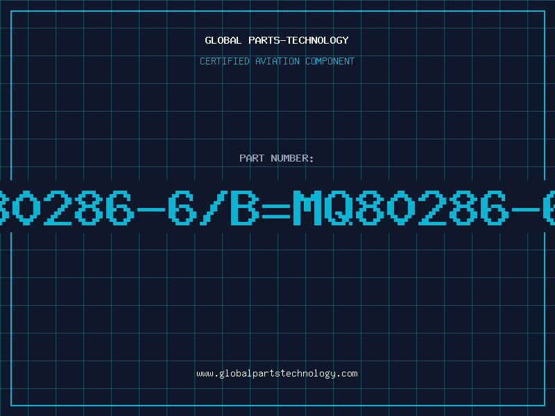 Aviation Part 80286-6/B=MQ80286-6