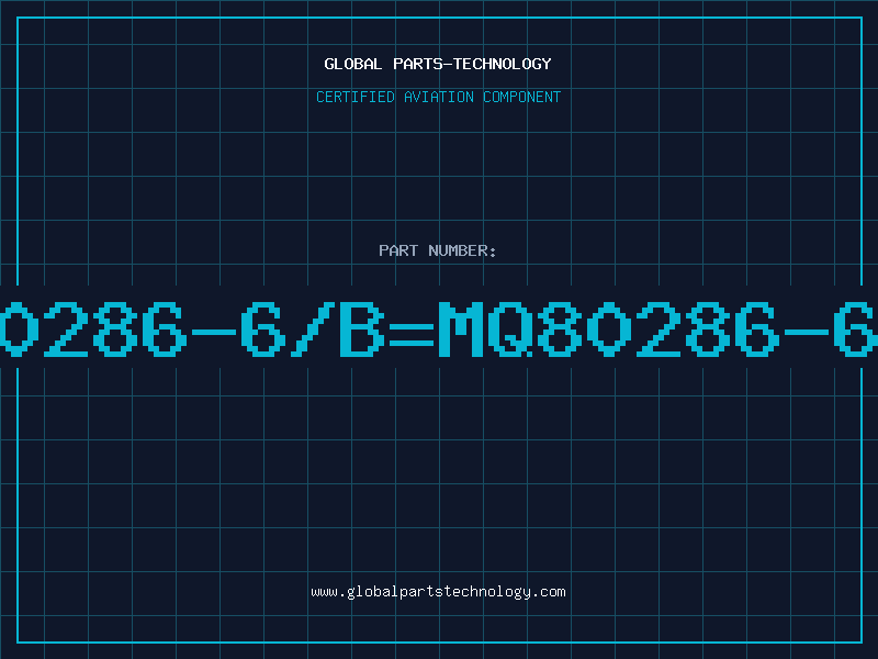 Aviation Part 80286-6/B=MQ80286-6B