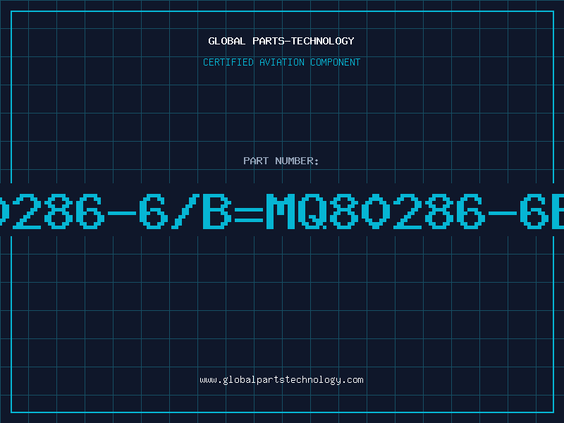 Aviation Part 80286-6/B=MQ80286-6BG