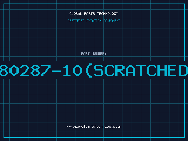 Aviation Part 80287-10(SCRATCHED