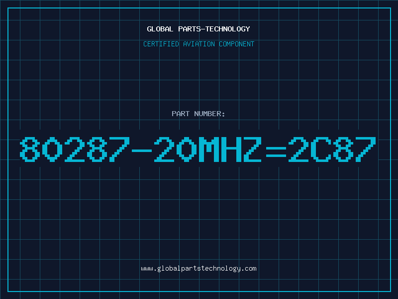 Aviation Part 80287-20MHZ=2C87