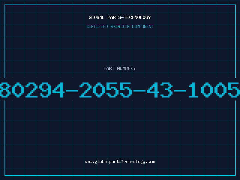 Aviation Part 80294-2055-43-1005