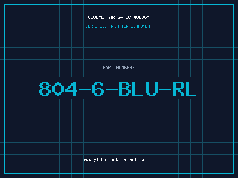 Aviation Part 804-6-BLU-RL