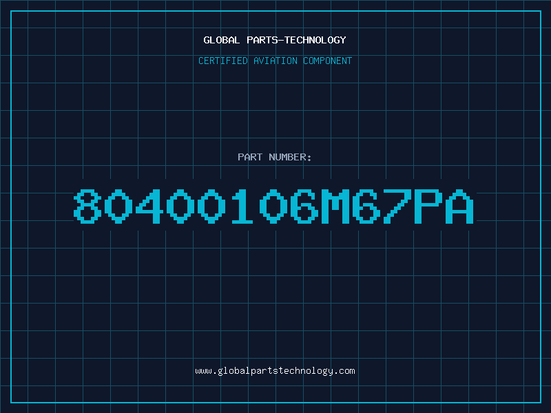 Aviation Part 80400106M67PA