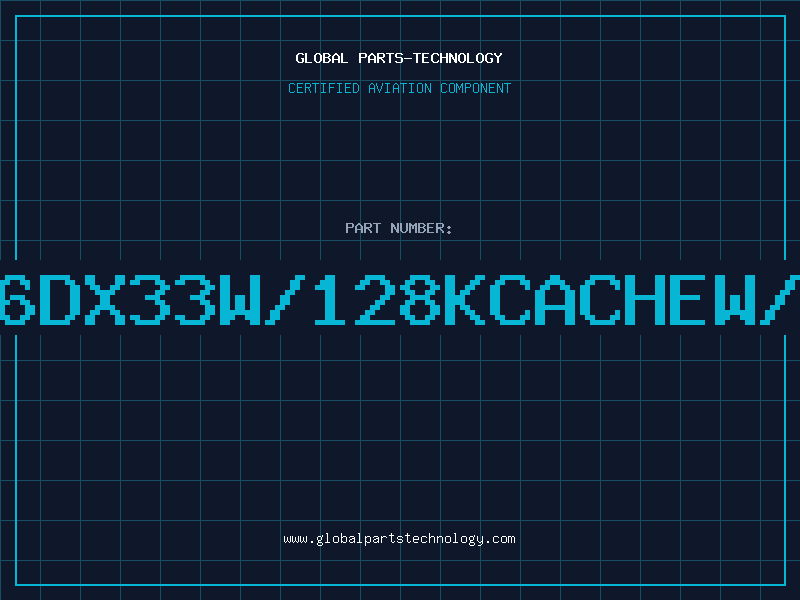 Aviation Part 80486DX33W/128KCACHEW/OCPU