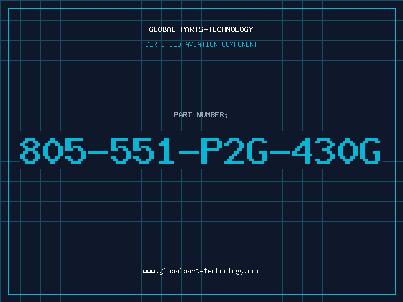 Aviation Part 805-551-P2G-430G