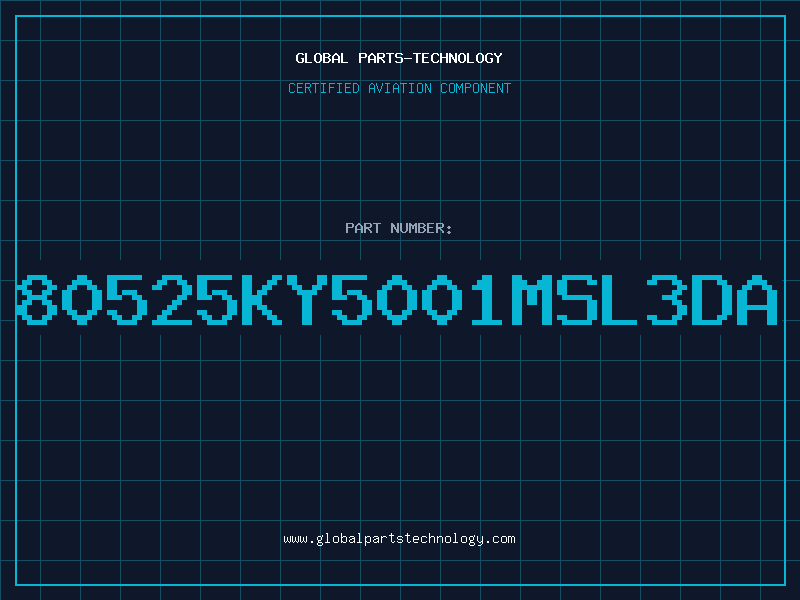 Aviation Part 80525KY5001MSL3DA