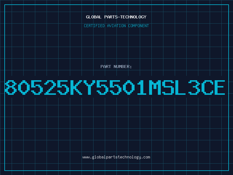 Aviation Part 80525KY5501MSL3CE