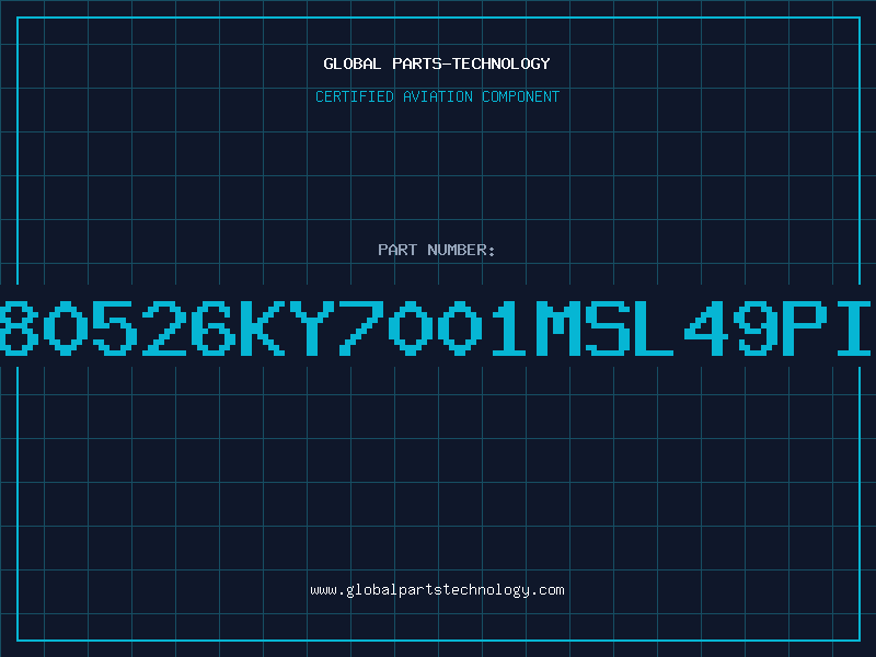 Aviation Part 80526KY7001MSL49PI