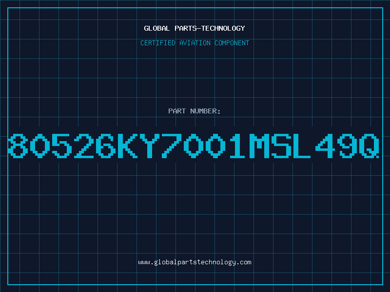 Aviation Part 80526KY7001MSL49Q