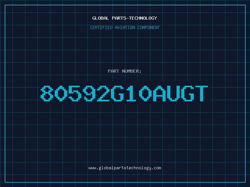 Aviation Part 80592G10AUGT