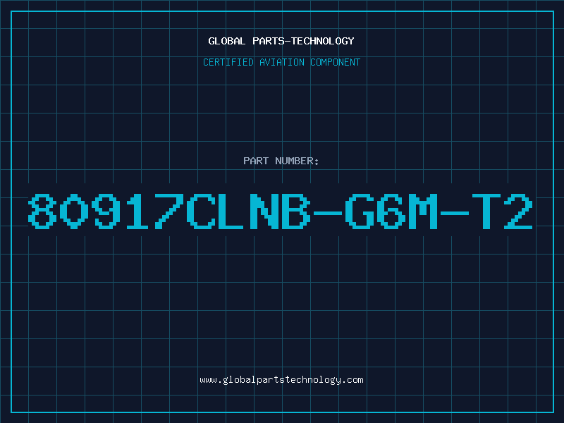 Aviation Part 80917CLNB-G6M-T2