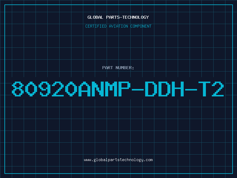 Aviation Part 80920ANMP-DDH-T2