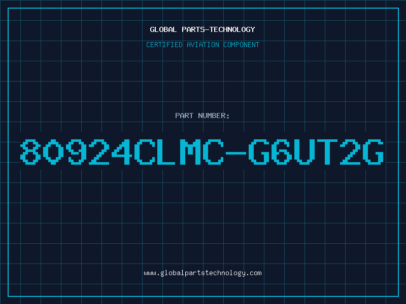 Aviation Part 80924CLMC-G6UT2G