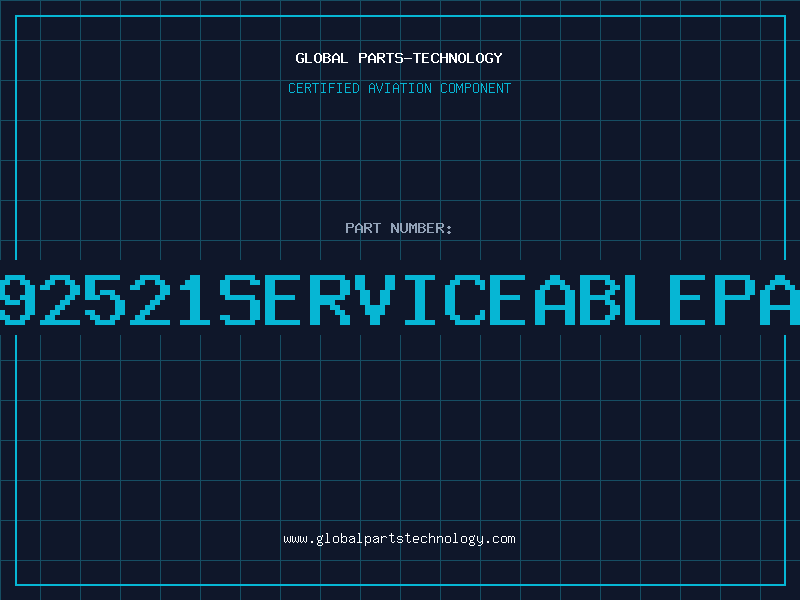 Aviation Part 8092521serviceablepart