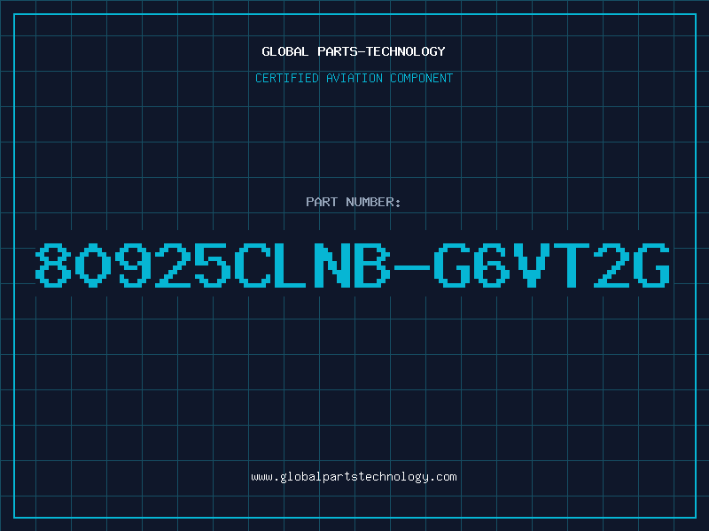 Aviation Part 80925CLNB-G6VT2G